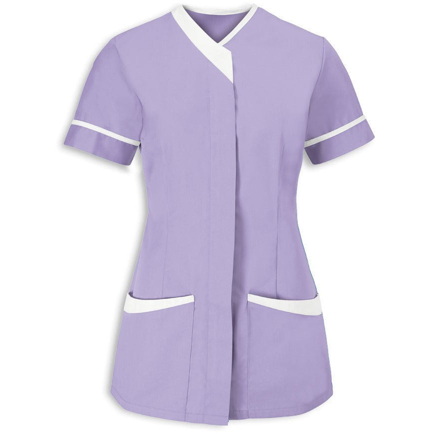 Women's Contrast Trim Tunic Top - 