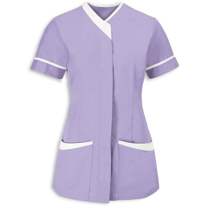 Women's Contrast Trim Tunic Top - 