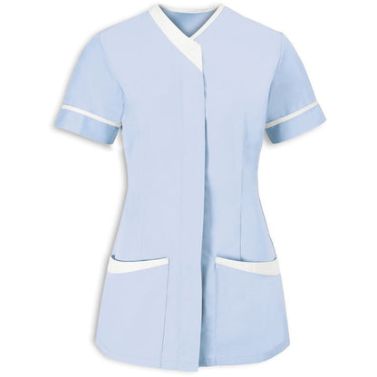 Women's Contrast Trim Tunic Top - 