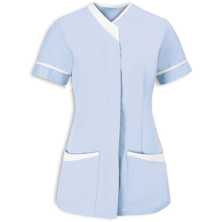 Women's Contrast Trim Tunic Top - 