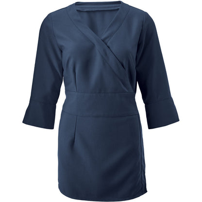 Women's 3/4 Sleeve Wrap Tunic - 