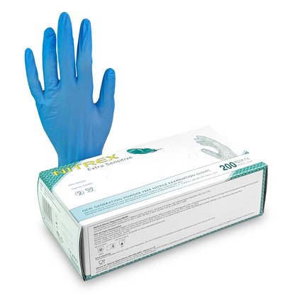 Medium Nitrile Gloves x 200 [Certified EN455] - Nitrex