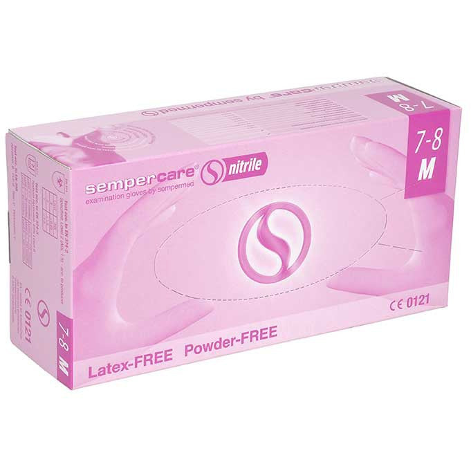 Sempercare Nitrile Powder Free Large Sterile Gloves - Pack of 50 - SemperMed
