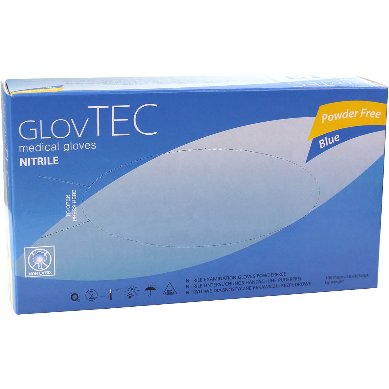 Nitrile Glove x 100 - Large - PPE Cat III - Discontinued