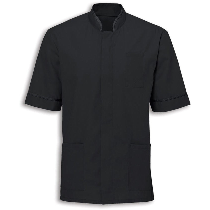 Men's Mandarin Collar Tunic Top - 