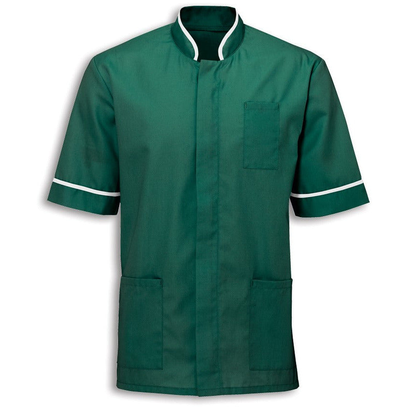 Men's Mandarin Collar Tunic Top - 