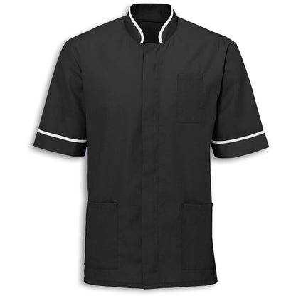 Men's Mandarin Collar Tunic Top - 