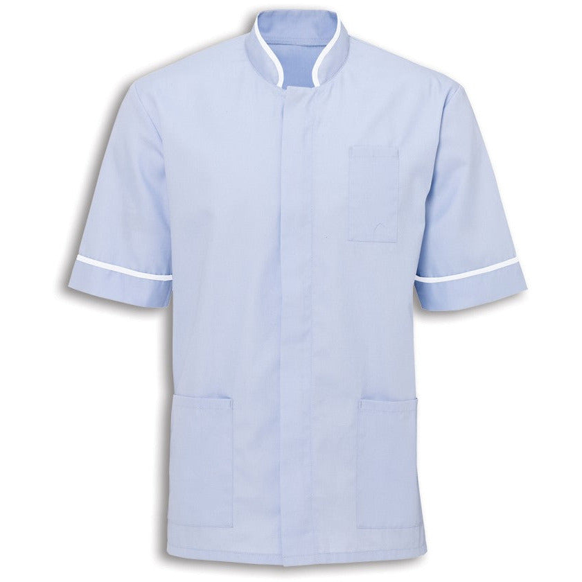 Men's Mandarin Collar Tunic Top - 