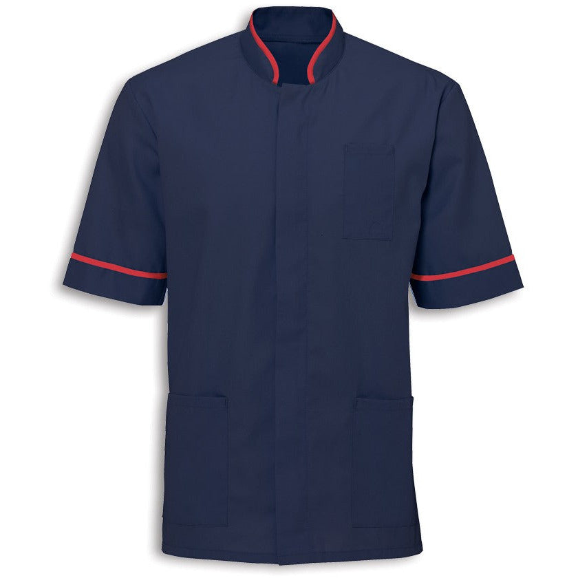 Men's Mandarin Collar Tunic Top - 