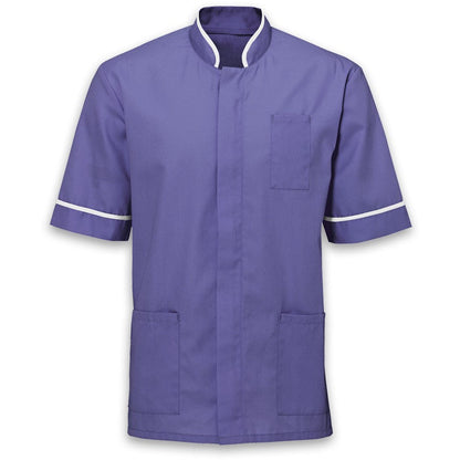 Men's Mandarin Collar Tunic Top - 