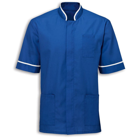 Men's Mandarin Collar Tunic Top - 