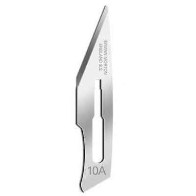 Sterile Disposable Scalpel No.10a Blade with Polystyrene Handle x 10 - 