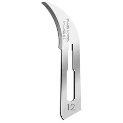 Sterile Surgical Blade No.12 - Stainless Steel x 100