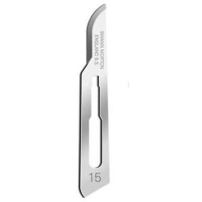 Sterile Surgical Blade No.15 - Stainless Steel x 100