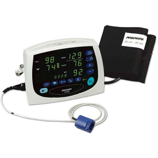 System: Nonin 2120 SpO2  NIBP with Alarms  Memory