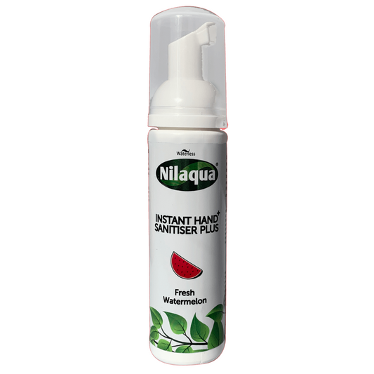 Alcohol Free Foaming Hand Sanitiser - 55ml - Fresh Watermelon - Nilaqua