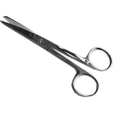 Nursing Dressing Scissors Sharp / Blunt 5 Inches With Clip