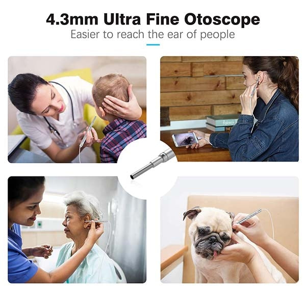 Digital Otoscope - Camera Diameter: 4.3mm + WiFi - iPhone / iPad / Android - Discontinued