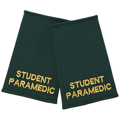 Student Paramedic Epaulette Sliders