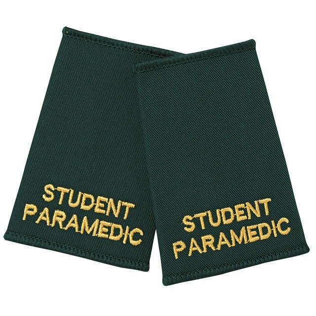 Student Paramedic Epaulette Sliders - 