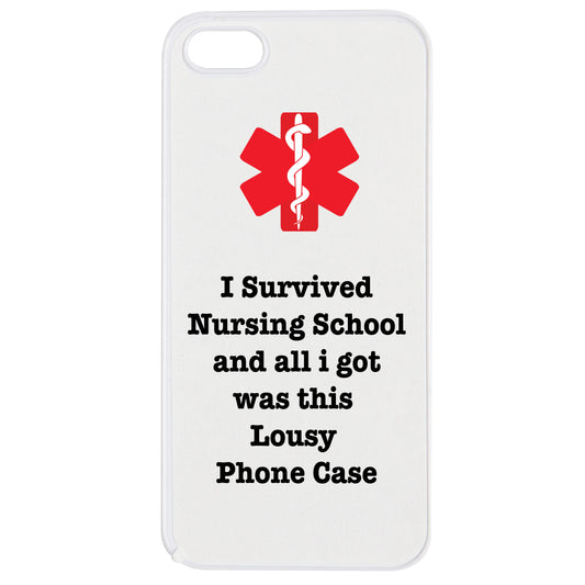 'I Survived Nursing School..' Phone Case - iPhone 5 & 5s - Medinc