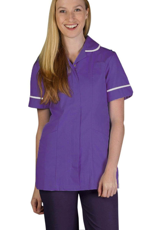 AIRT Ladies Tunic With White Trim - Work In Style