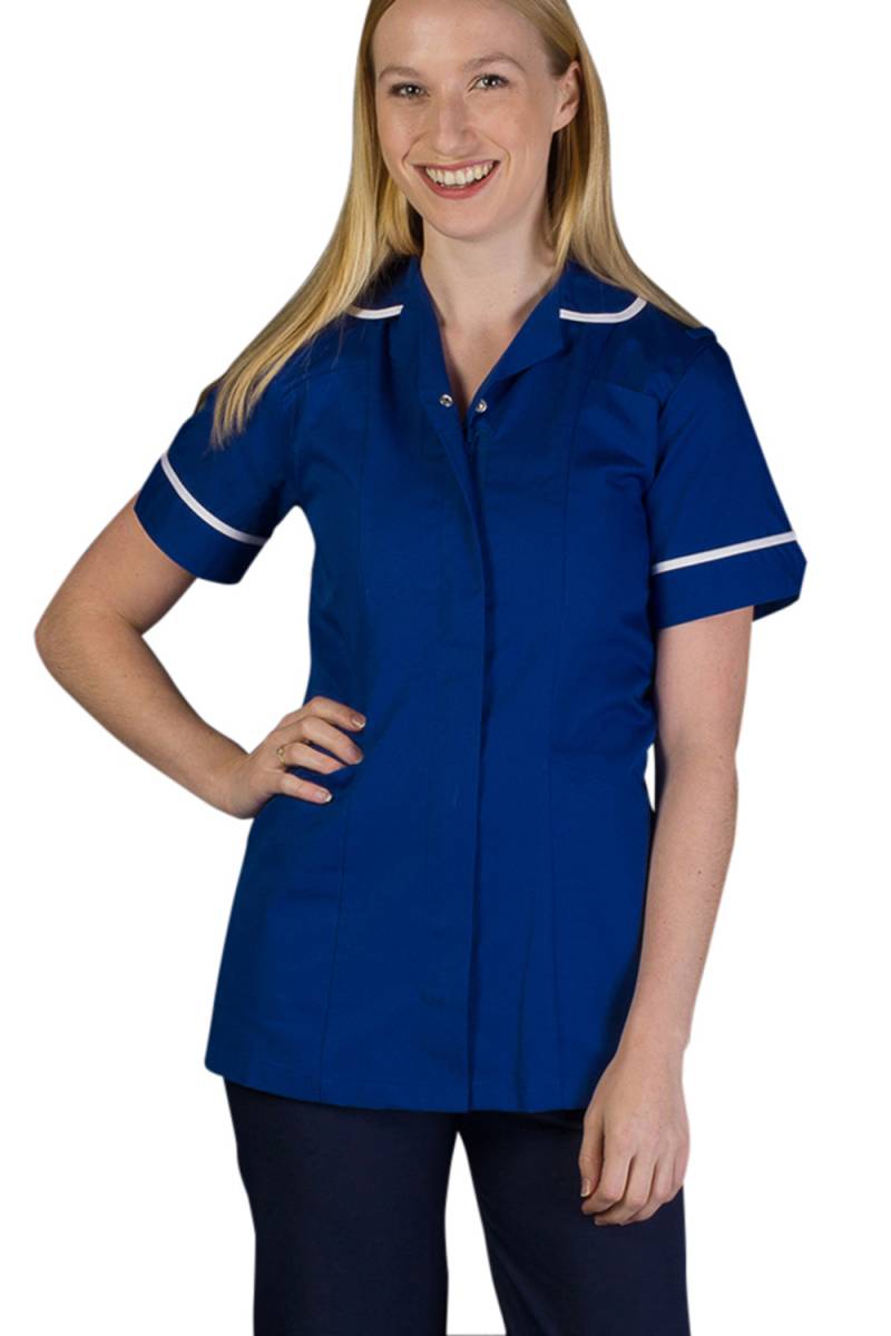 AIRT Ladies Tunic With White Trim - Work In Style