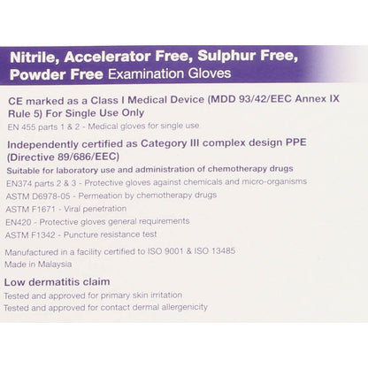 Nytraguard ChemoPure Nitrile Gloves Medium x100 [CAT III PPE Certified] - Robinsons