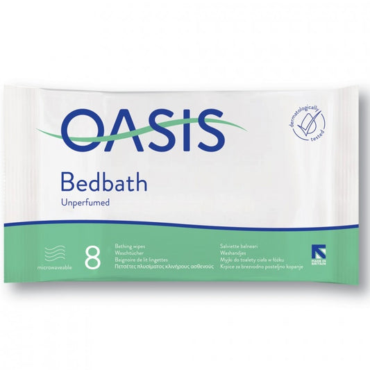 Oasis Bed Bath Wipes Unscented - Pack of 10 - Discontinued
