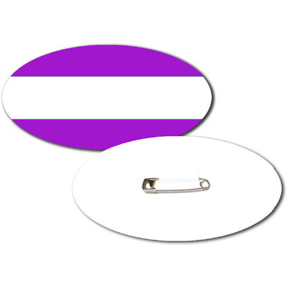 Oval Card Badges - 80 x 40mm - Packs of 50 - 