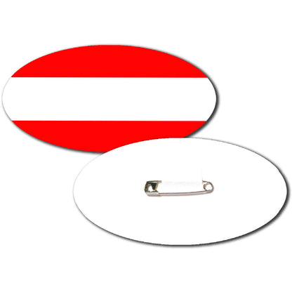 Oval Card Badges - 80 x 40mm - Packs of 50 - 