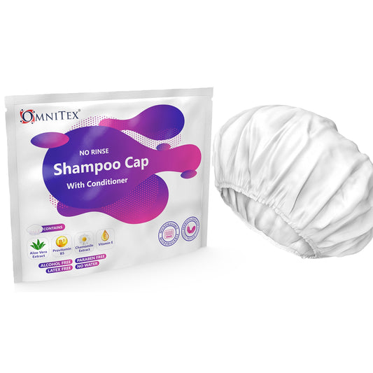 Omnitex Rinse-Free Shampoo Cap with Conditioner - Microwaveable