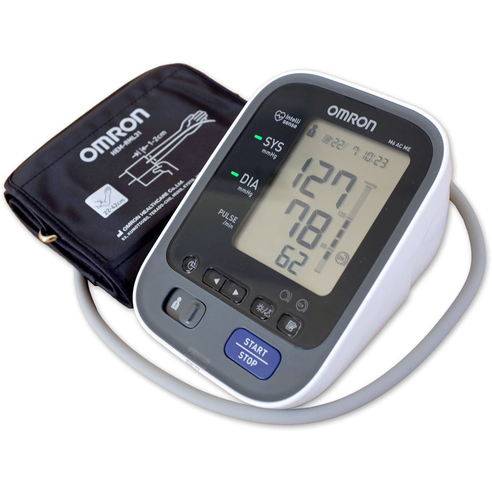 Led Bp Instrument Omron M6 AC LED Blood Pressure Monitor – Medisave UK