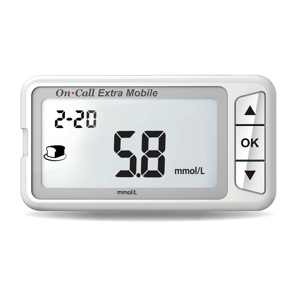 Mobile Extra On Call Extra Mobile Blood Glucose Meter – Medisave UK
