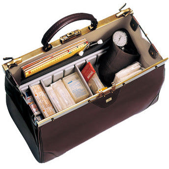 Bollmann Assista Doctors Bag - Burgundy Leather - Bollmann