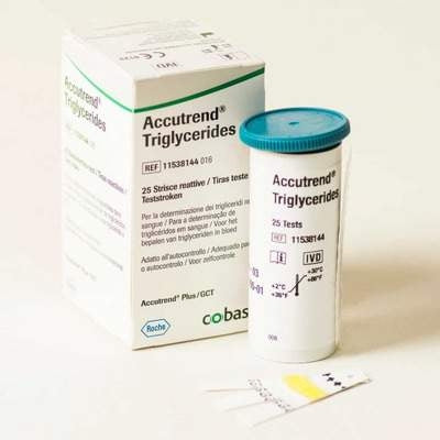 Accutrend Triglyceride Strips x 25 - Roche