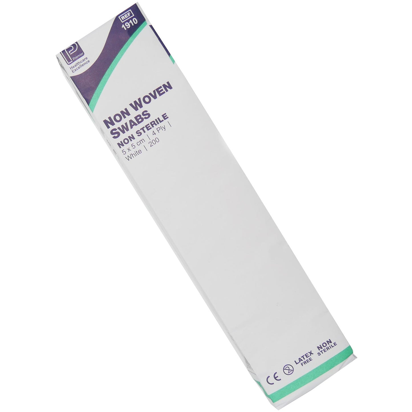 Non-Woven Swabs - 5cm x 5cm 4 Ply x 200 - Premier