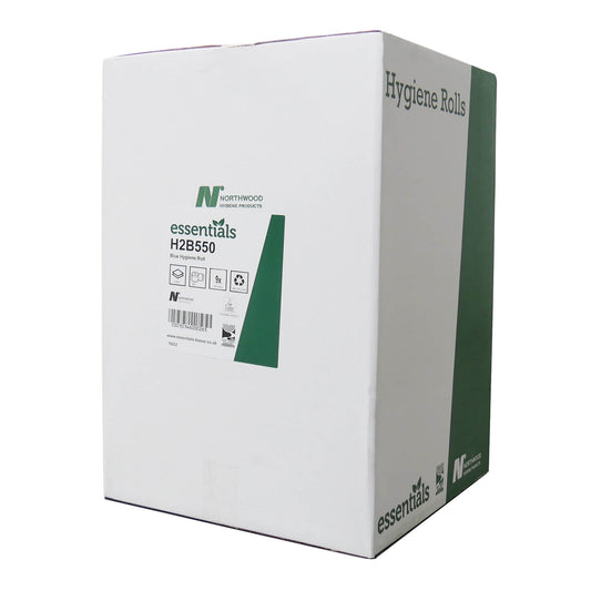 Essentials Blue Couch Roll 20" - 2ply - 50m x 500mm - Case of 9 - Northwood