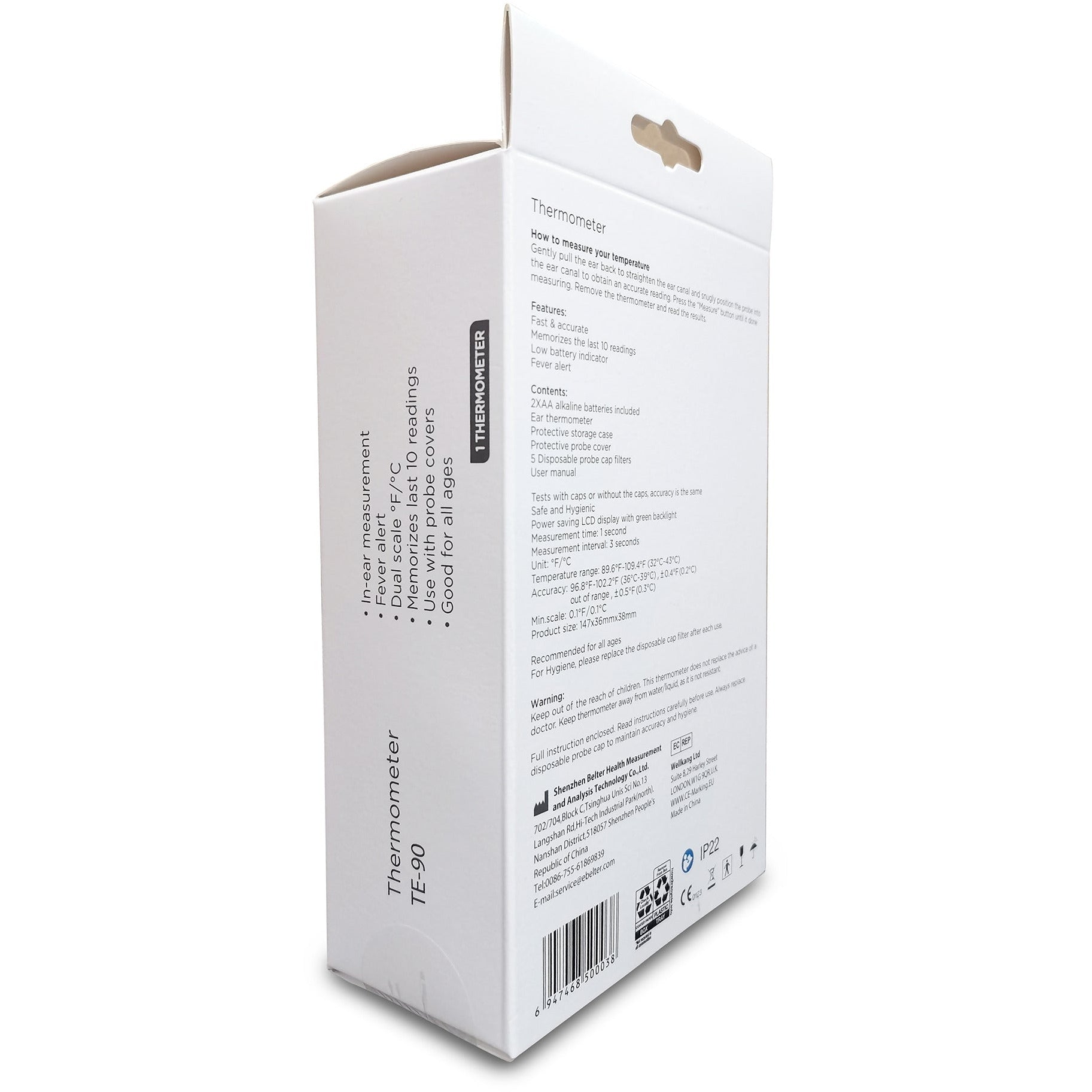 Infrared Ear Thermometer - Medisave Professional