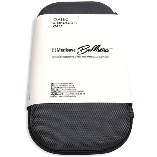 Medisave Ballistics Premium Classic Stethoscope Case - Smoke