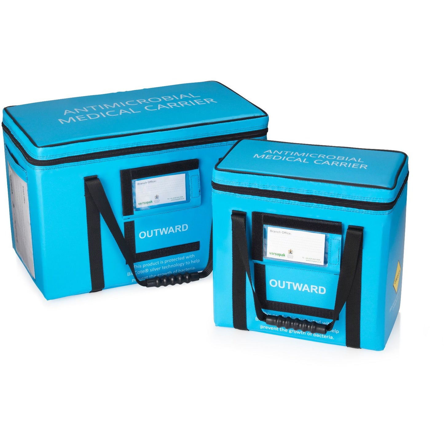 Insulated Pathology Medical Bag With Antimicrobial Protection-Small - Versapak