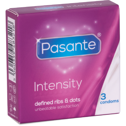 Pasante intensity  (Textured condoms) - 3 pack - Pasante