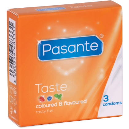Pasante Taste ( Flavored condoms) - 3 pack