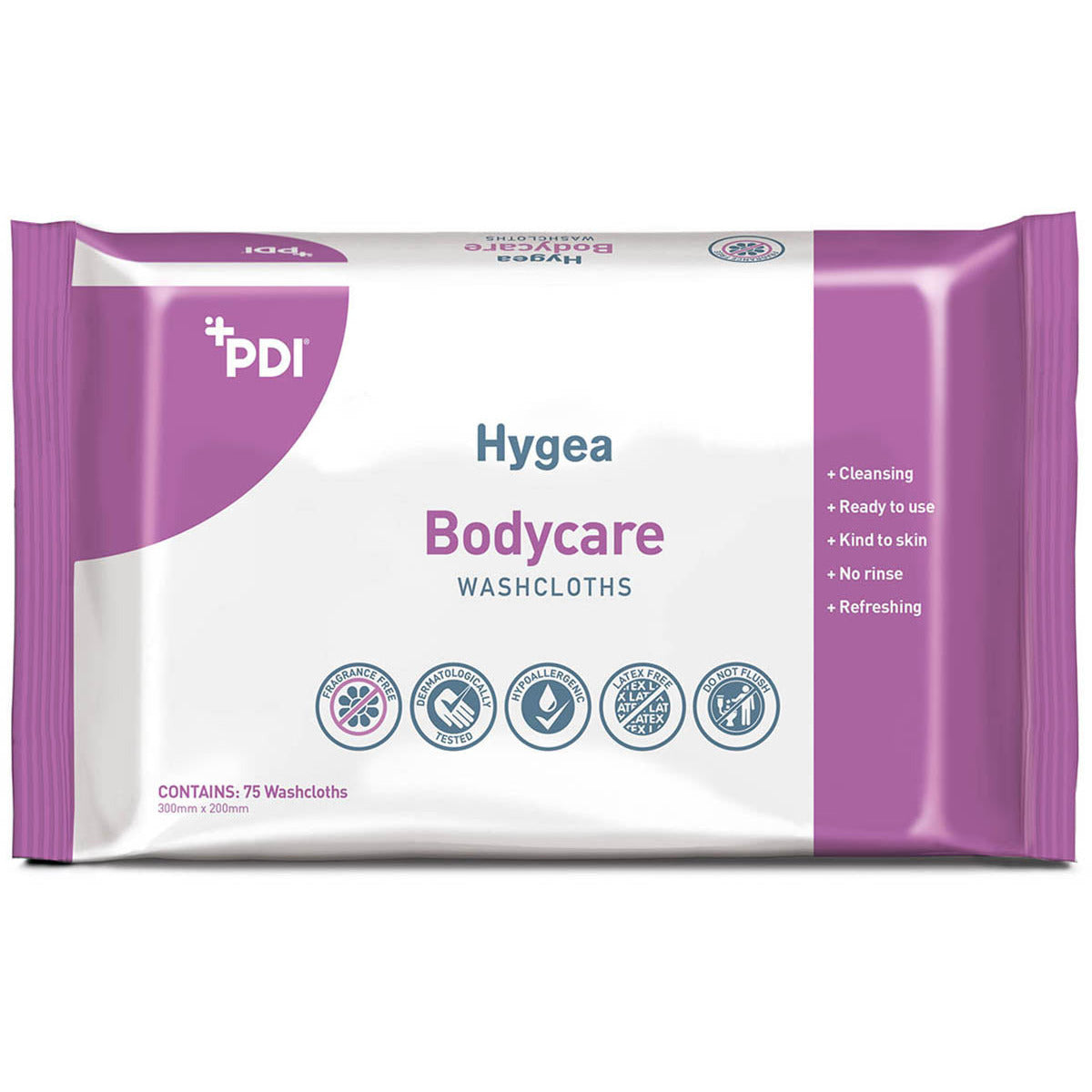 Hygea Bodycare Wipes - Flow Wrap - PDI