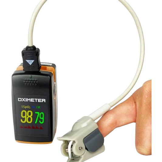 Creative PC-60E Finger Pulse Oximeter (Option of external Sensors for Paediatric and Infant use).