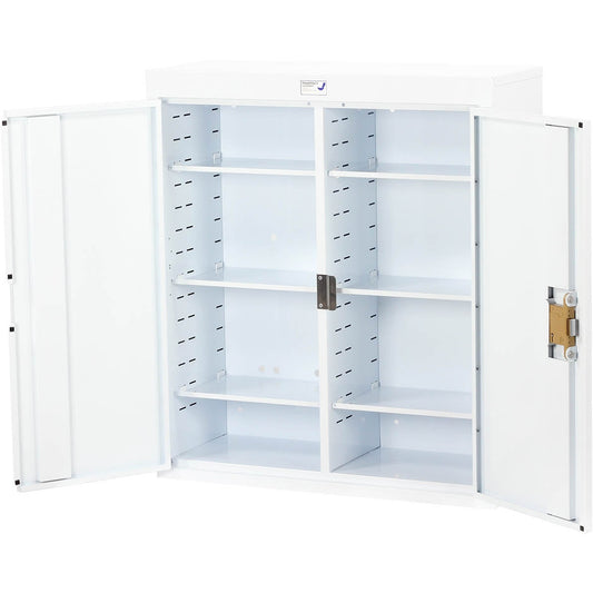 Pharmacy Cabinet - Double Door - 800 X 300 X 900mm - Bristol Maid
