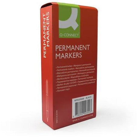 Permanent Marker Black - Pack of 10 - Vow