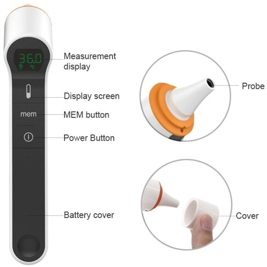 Kinetik Wellbeing Ear and Forehead Thermometer - Kinetik Wellbeing