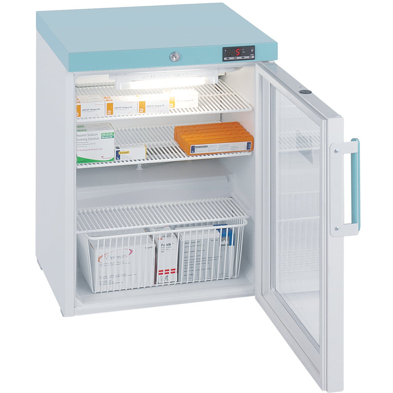 Lec PG207C - 82L Pharmacy Refrigerator - Glass Door - 