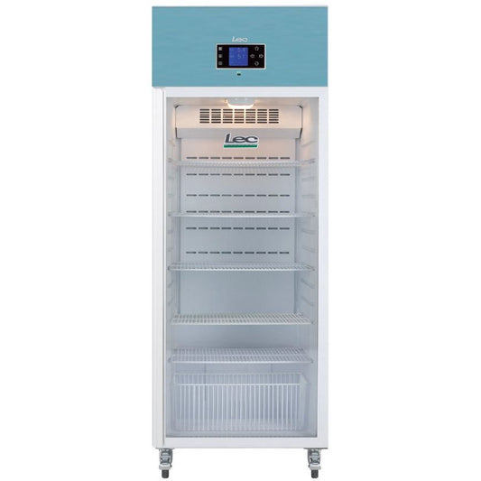 Lec PGR600UK - 600 Litre Large Capacity Pharmacy Fridge - Glass Door
